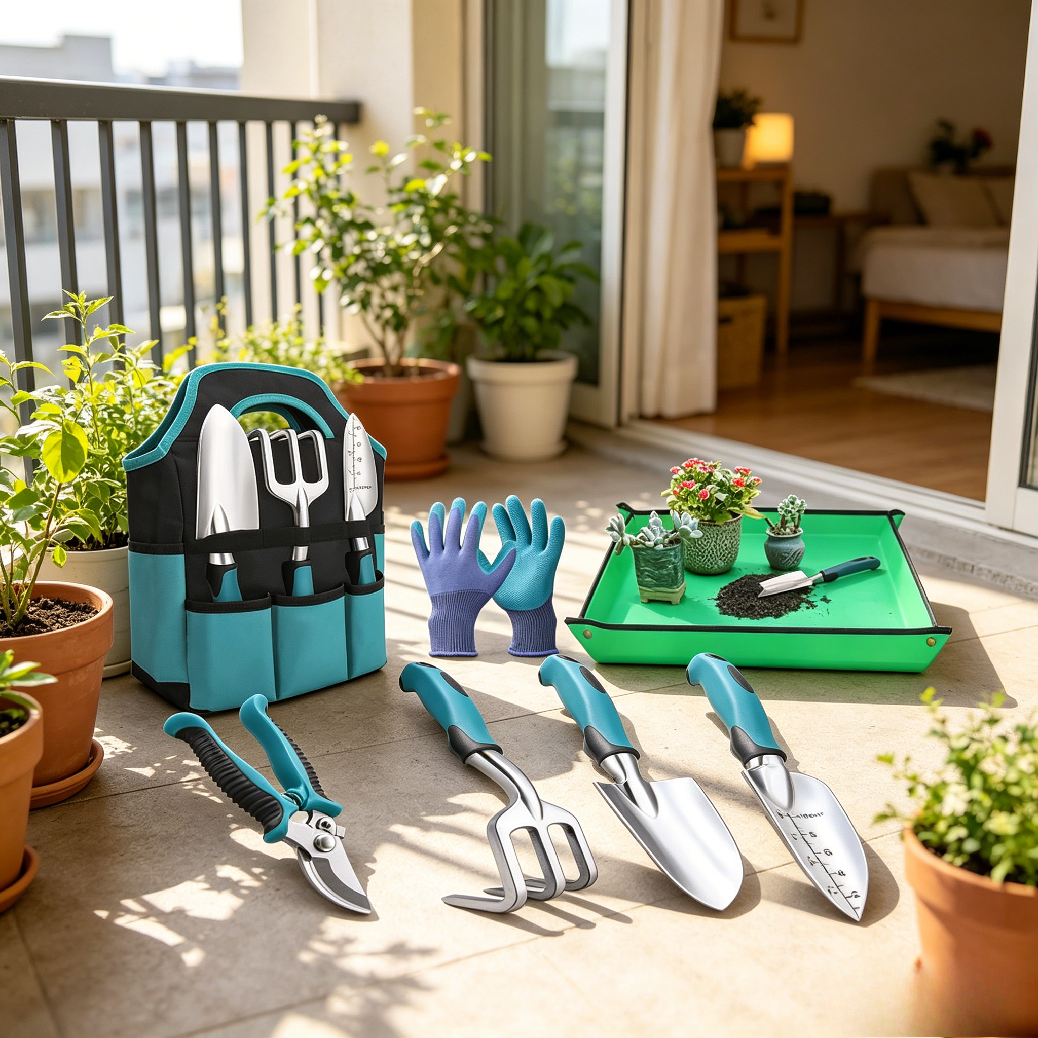 Gardening Tools Gloves - Gardening Tool Kit with Tote Bag