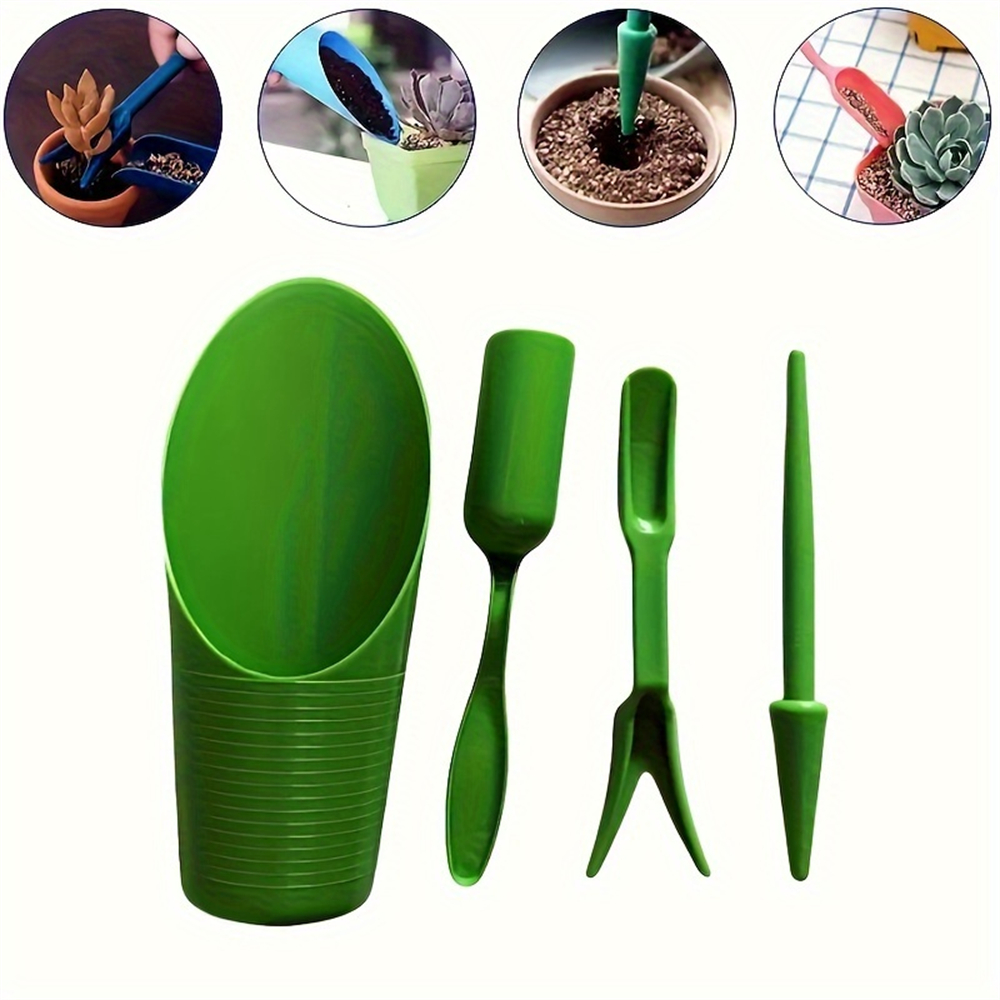 Gardening Tools Usa - 4-Piece Set of Succulent Gardening Tools,