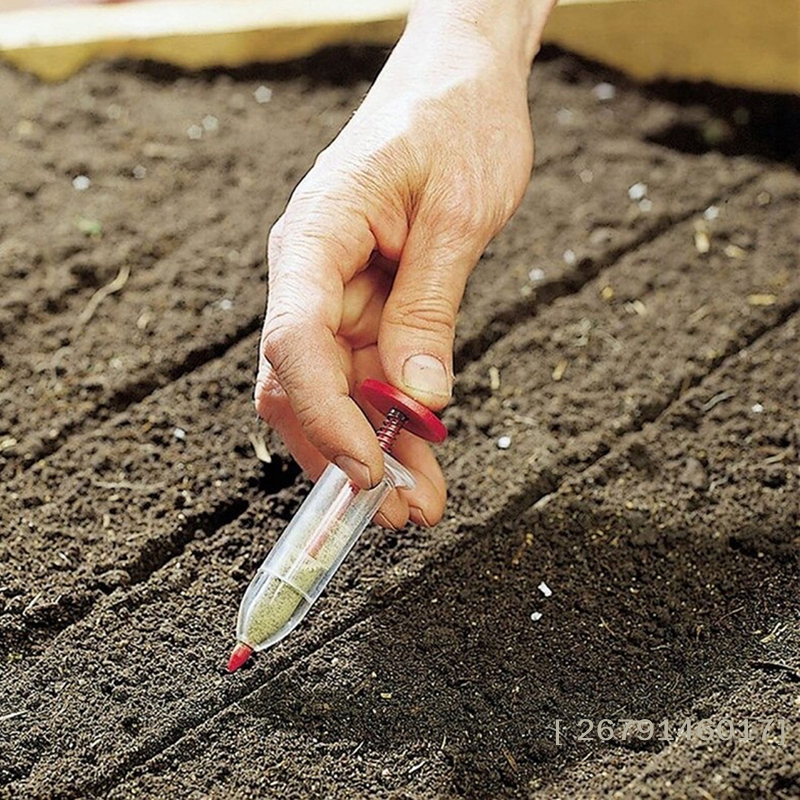 Gardening Tools Essential - 【YY26】Handheld Seed Dispenser, Mini Manual Seeder