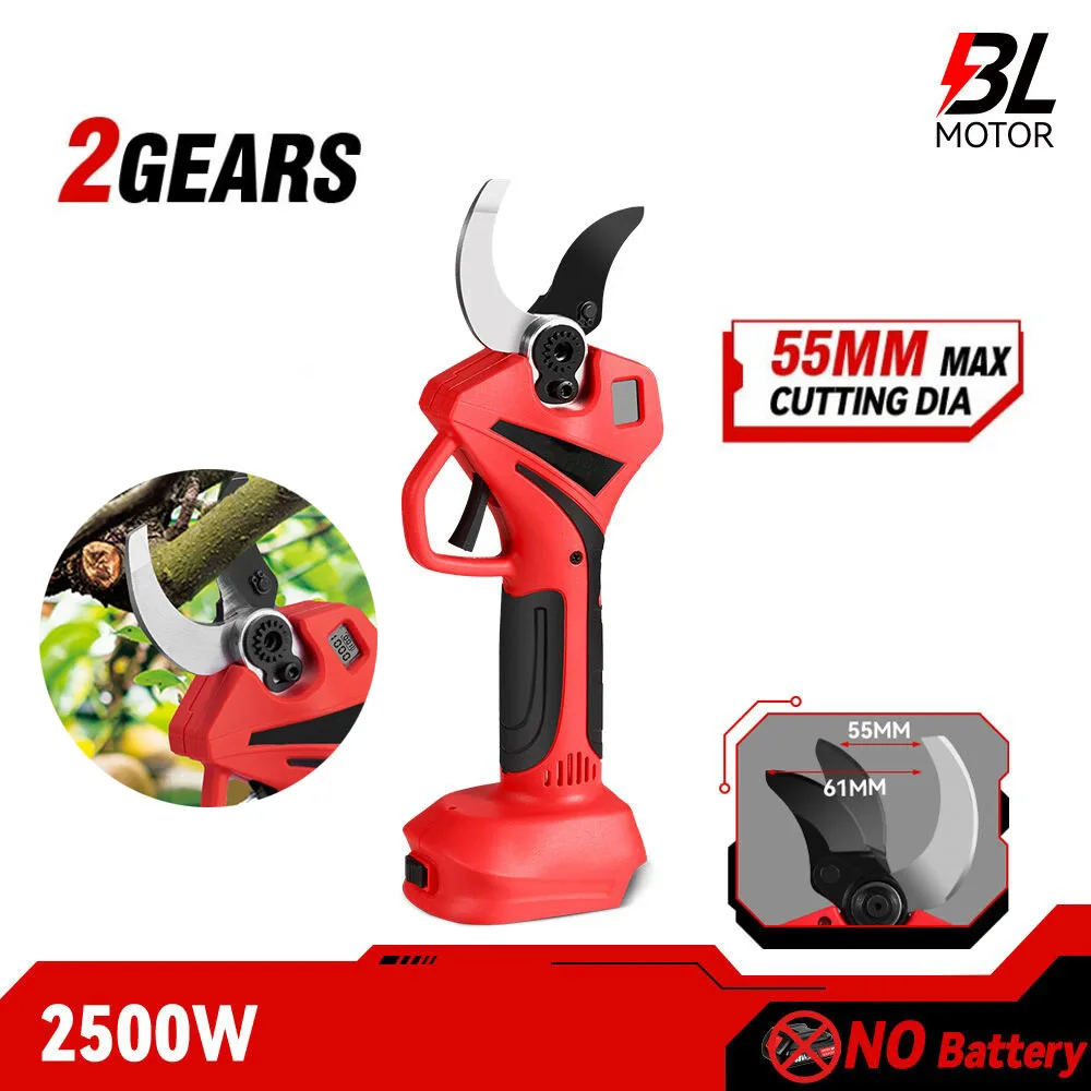 Gardening Tools Usa - 55mm Brushless Electric Scissors Cordless Pruning