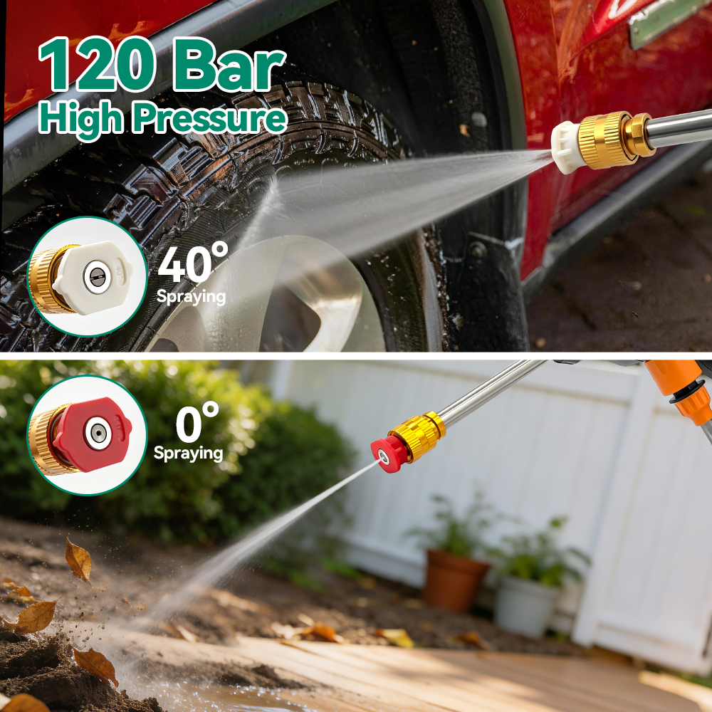 300W Car Washer Gun 120 Bar El – обзор и цена Gardening Tools Types