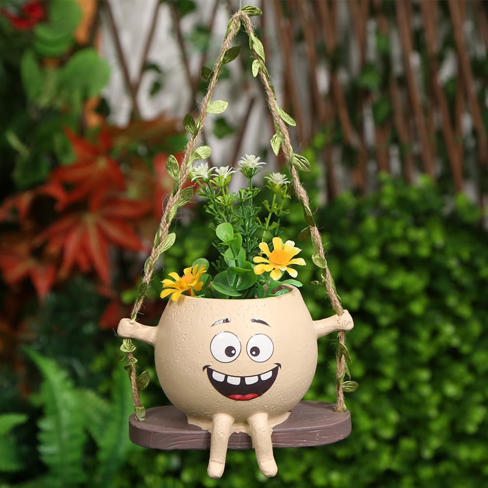 Chair/Swing Smile Face Planter – обзор и цена Gardening Tools Cute