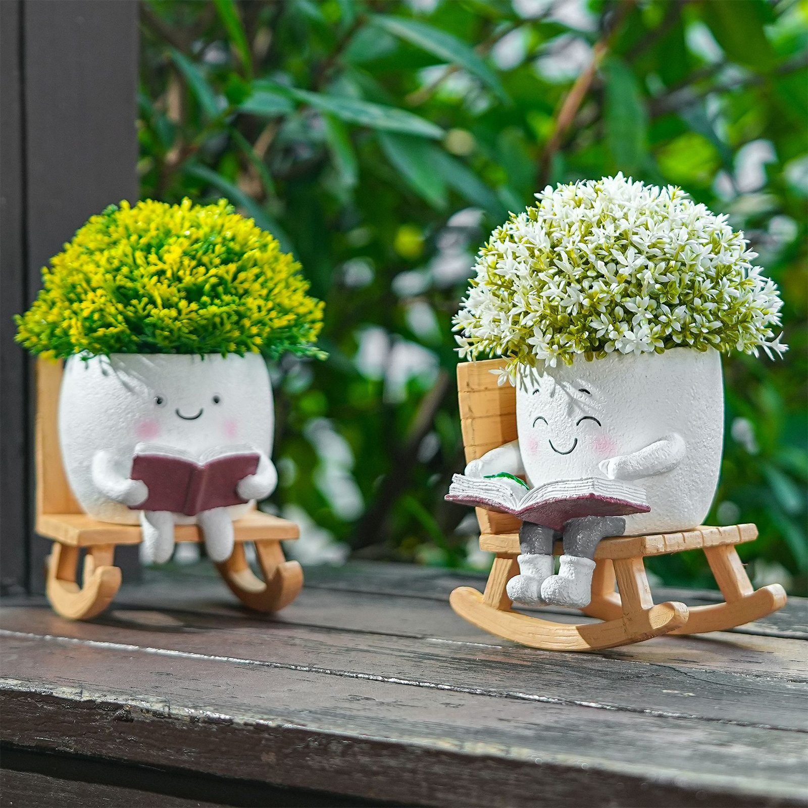 Chair/Swing Smile Face Planter – обзор и цена Gardening Tools Cute
