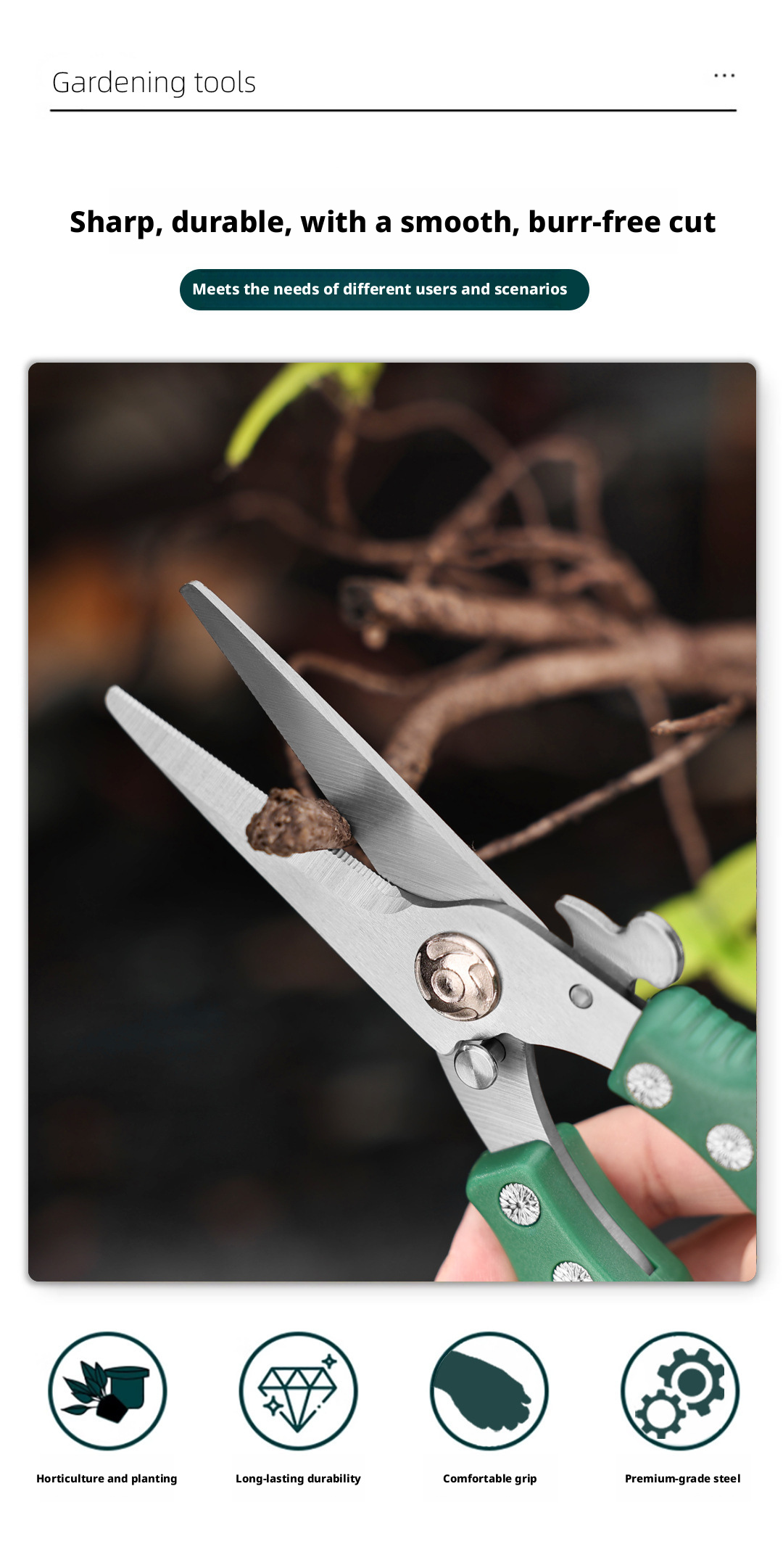 Garden Pruning Shears Stainles – обзор и цена Gardening Tools To Cut Branches