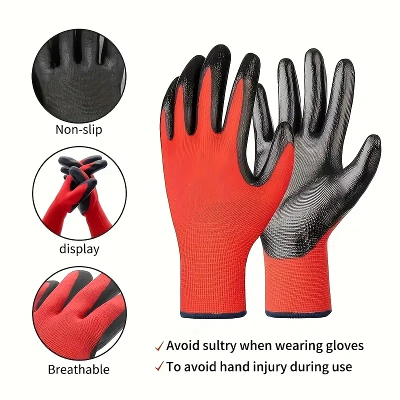 Safety & Work Gloves PU Coated – обзор и цена Gardening Tools Gloves