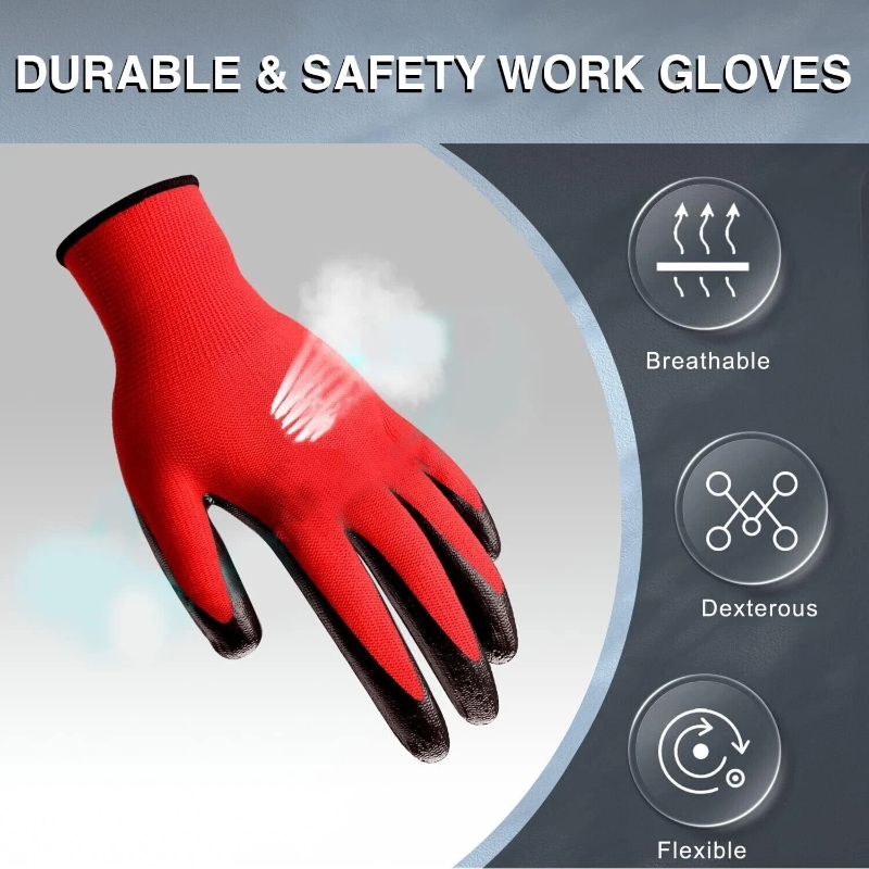Safety & Work Gloves PU Coated – обзор и цена Gardening Tools Gloves