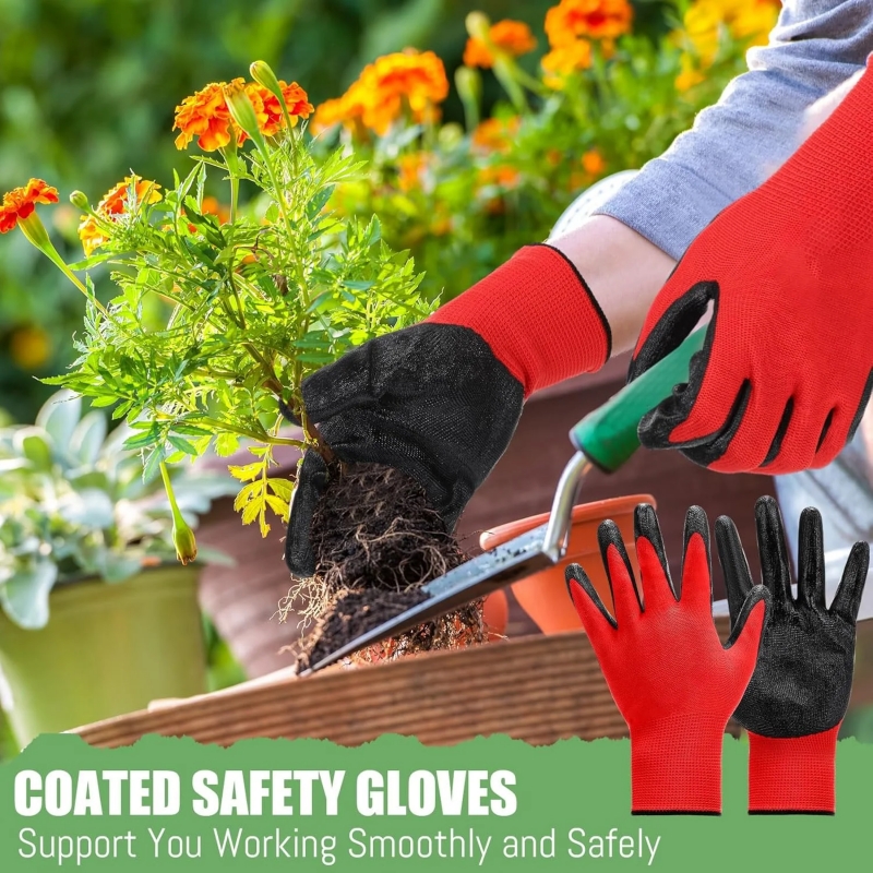 Safety & Work Gloves PU Coated – обзор и цена Gardening Tools Gloves