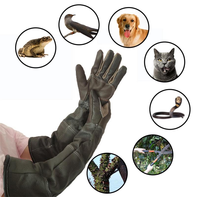 Pet Gloves Cowhide Leather Ant – обзор и цена Gardening Tools Gloves