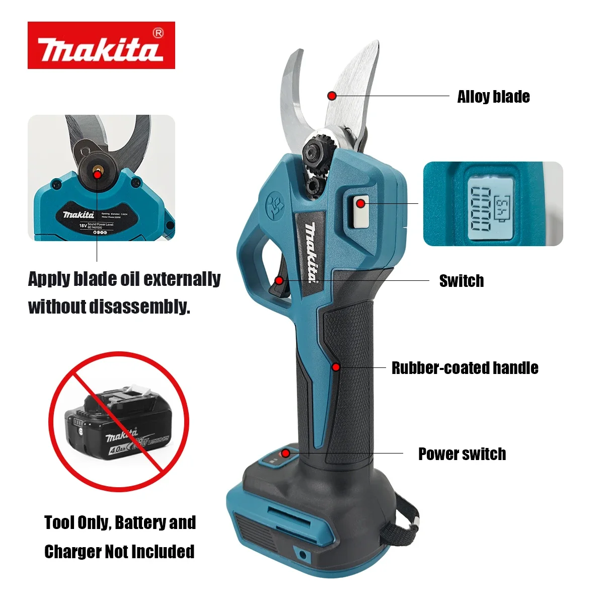 Makita Brushless Electric Prun – обзор и цена Gardening Tools Usa