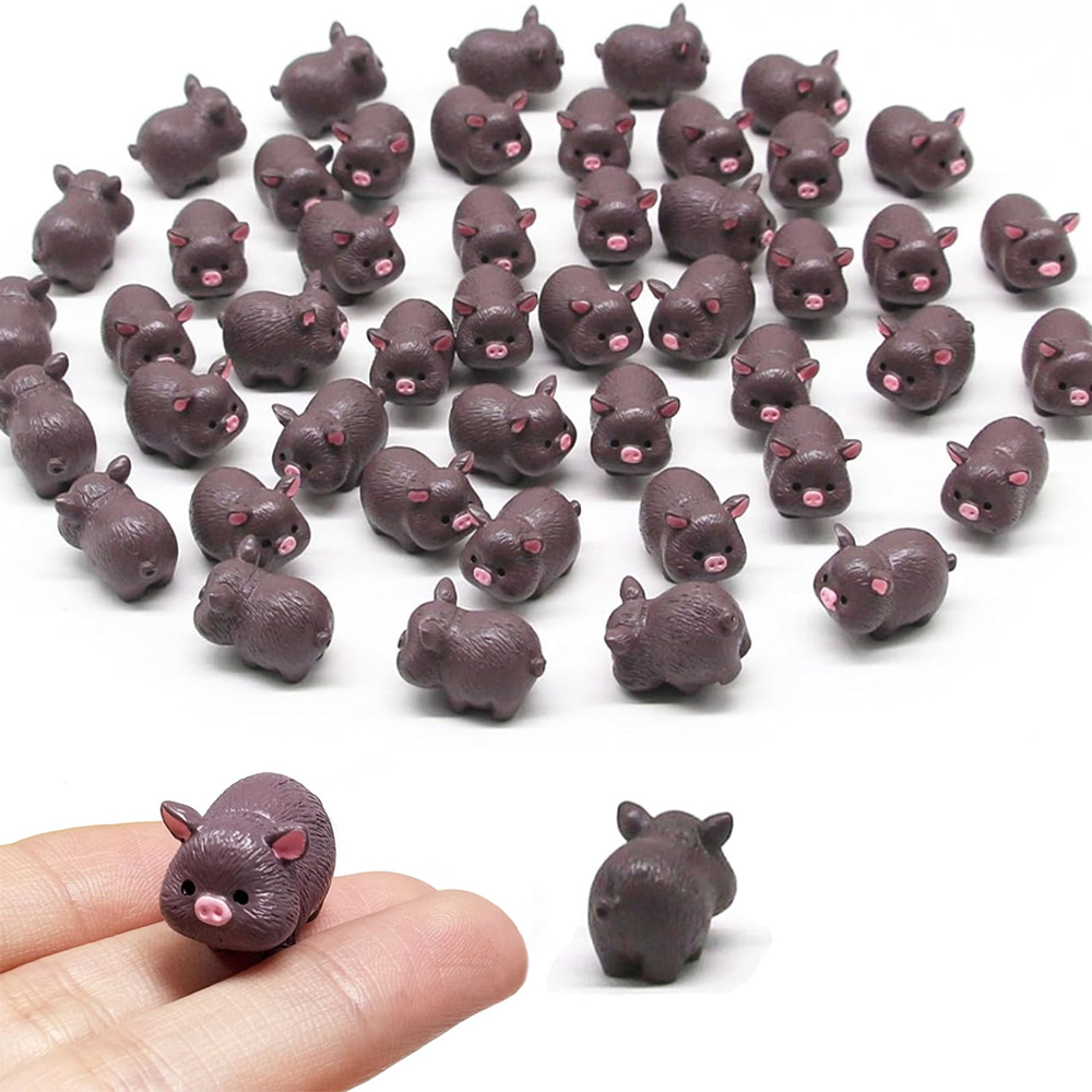 5/10pcs Cute Mini Resin Pigs M – обзор и цена Gardening Tools Cute