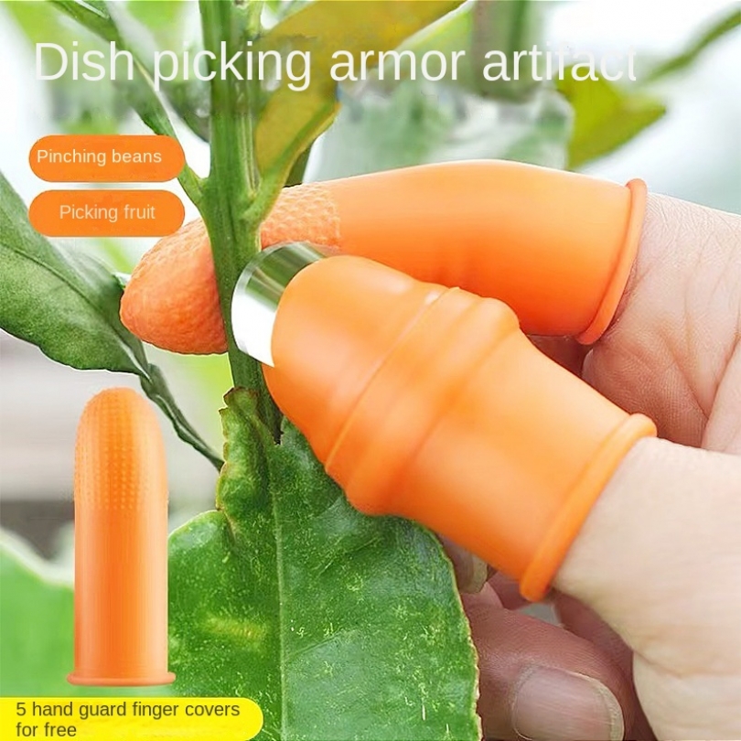 6pcs Steel Thumb Cutter Knife  – обзор и цена Gardening Tools Gloves