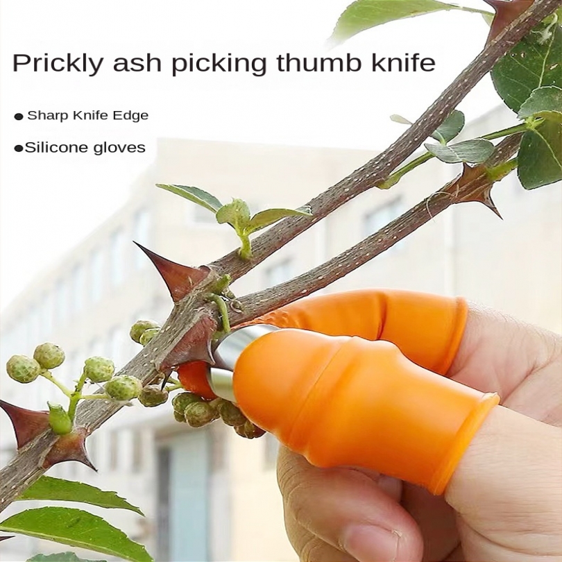 6pcs Steel Thumb Cutter Knife  – обзор и цена Gardening Tools Gloves