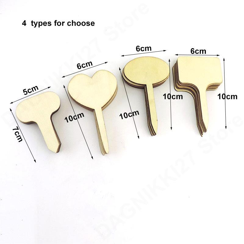 10x T-Type Wooden Plant Labels – обзор и цена Gardening Tools Types