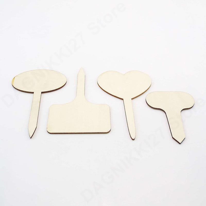 10x T-Type Wooden Plant Labels – обзор и цена Gardening Tools Types