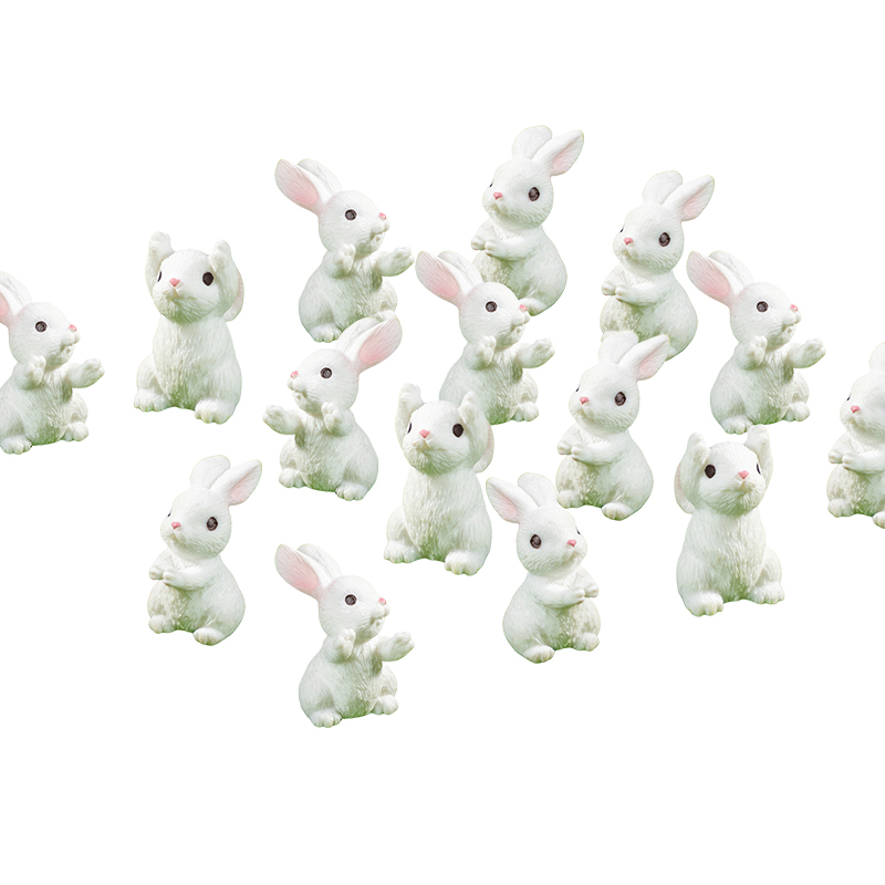 5/10Pcs Mini Resin Bunny Minia – обзор и цена Gardening Tools Cute