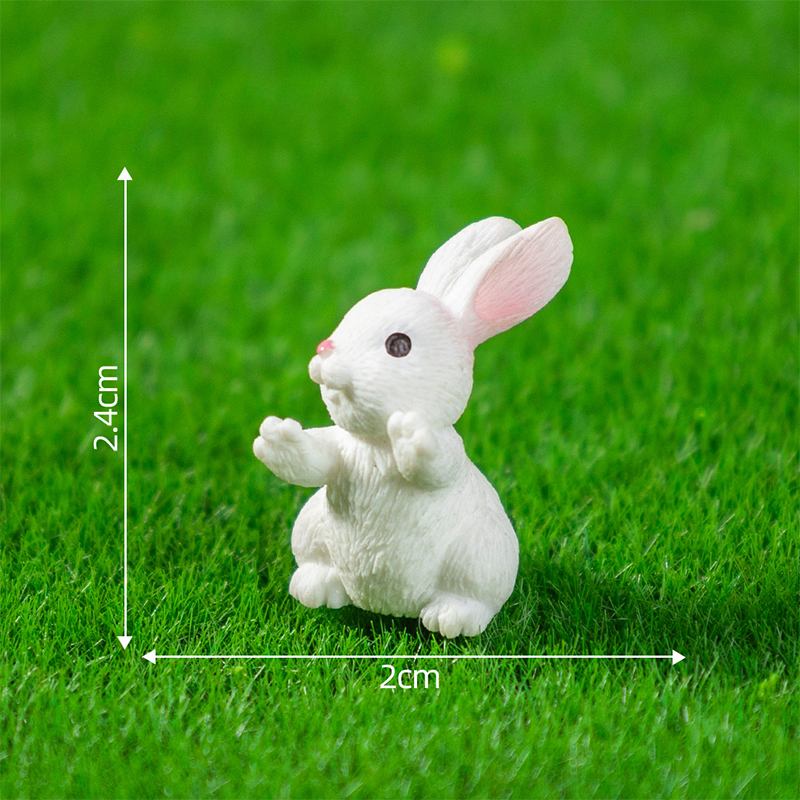 5/10Pcs Mini Resin Bunny Minia – обзор и цена Gardening Tools Cute