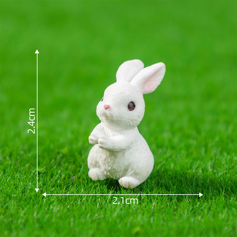 5/10Pcs Mini Resin Bunny Minia – обзор и цена Gardening Tools Cute