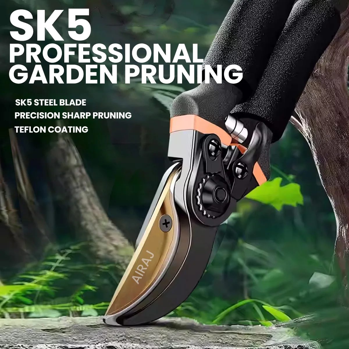 AIRAJ 8.5 Inch Pruner Shears S – обзор и цена Gardening Tools On Sale
