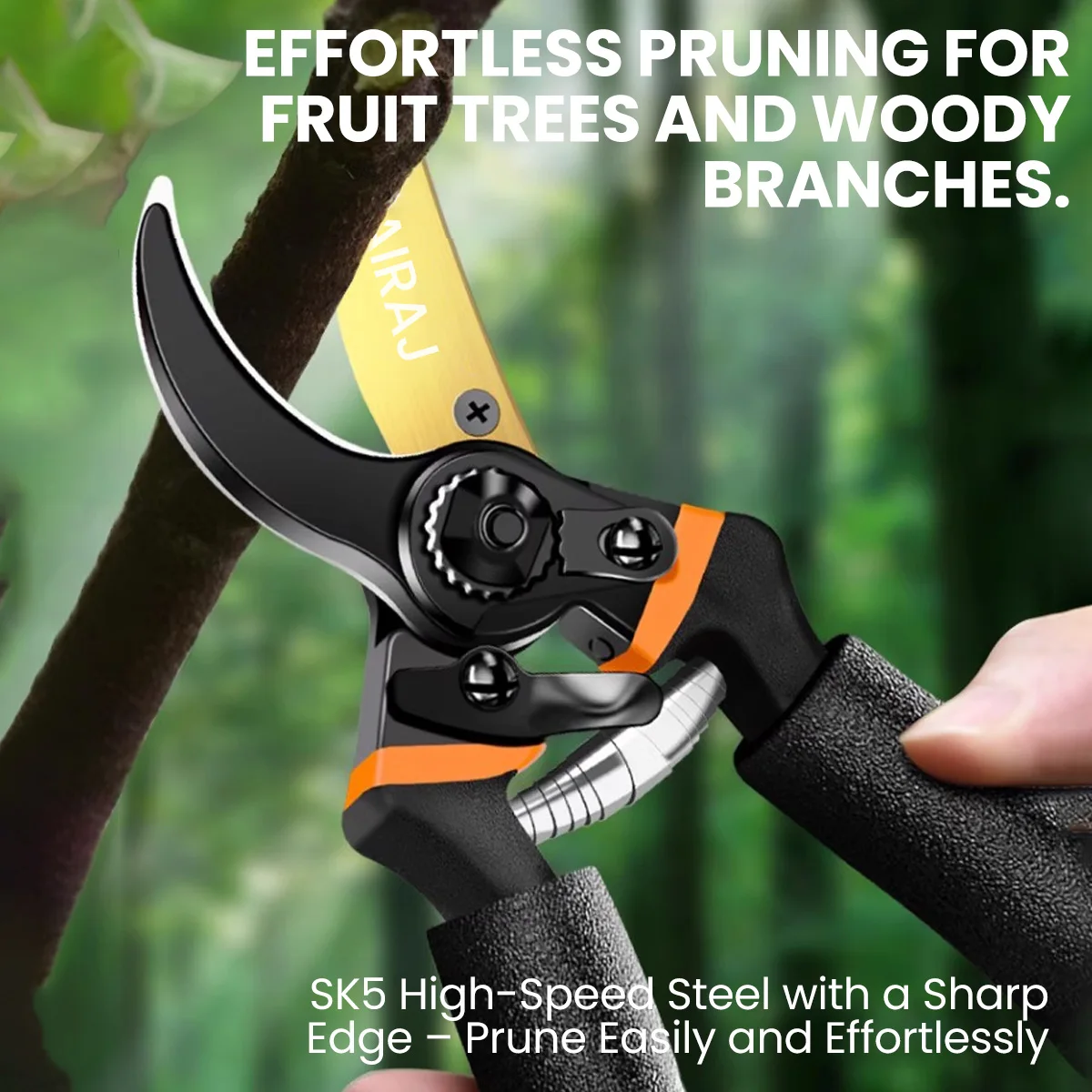 AIRAJ 8.5 Inch Pruner Shears S – обзор и цена Gardening Tools On Sale