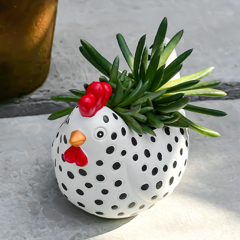 Funny Spotted Chicken Flower P – обзор и цена Gardening Tools Cute