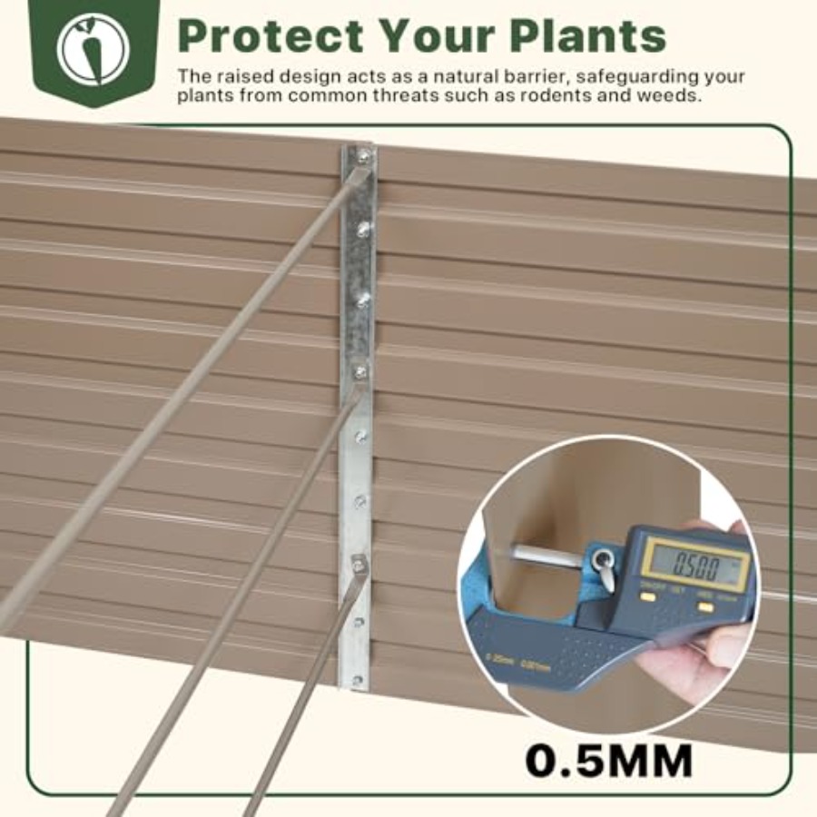 Galvanized Raised Garden Bed f – обзор и цена Gardening Tools Gloves