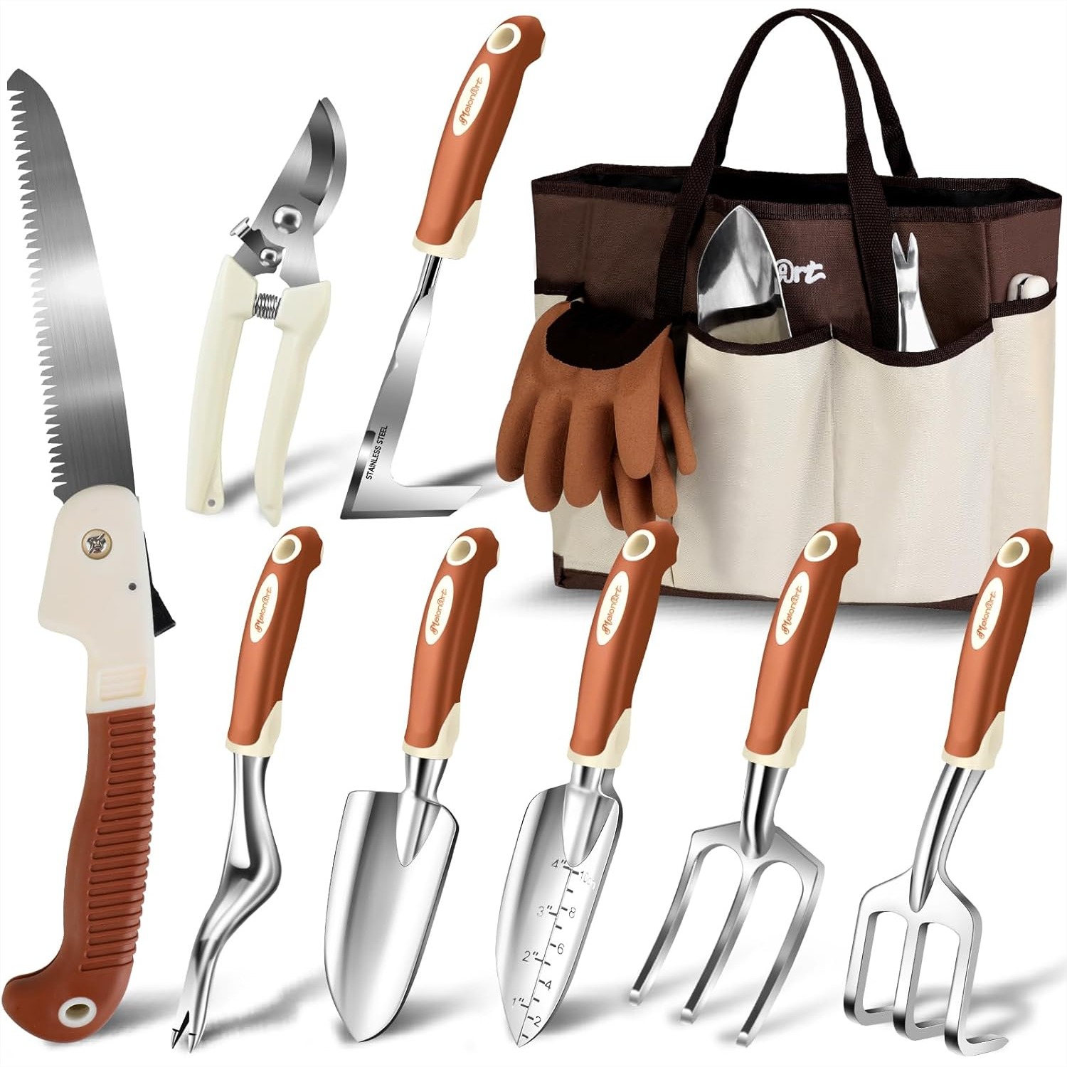 10 Pcs Heavy Duty Garden Tool  – обзор и цена Gardening Tools Gloves