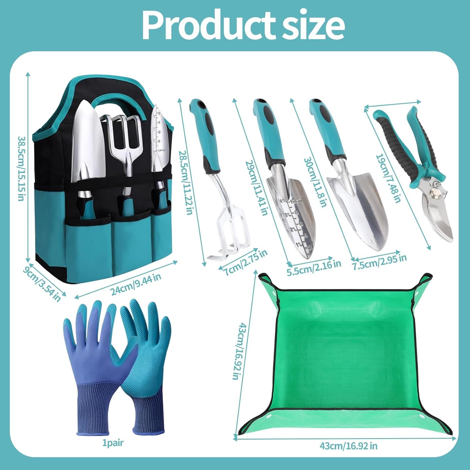 Gardening Tool Set with Non-Sl – обзор и цена Gardening Tools Gloves
